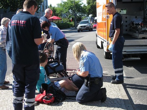 Verhalten nach einem Unfall - Unfall.