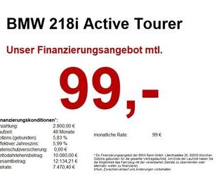 BMW 218 Active Tourer Gebrauchtwagen