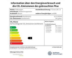 VW Volkswagen T-Cross Life 1.0 TSI SITZHZ+PDC+CARPLAY Gebrauchtwagen