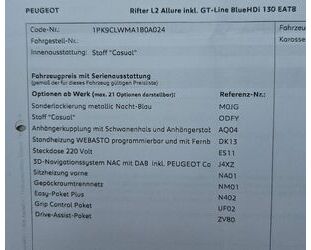Peugeot Rifter Gebrauchtwagen
