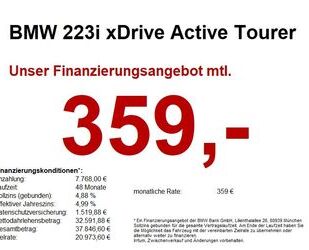 BMW 223 Active Tourer Gebrauchtwagen