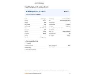 VW Touran Gebrauchtwagen
