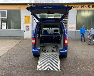 Skoda Volkswagen Caddy Life-1.Hand-Rollstuhlrampe-8.Fach 