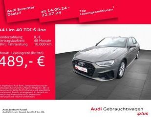 Audi Audi A4 Lim. 40 TDI qu. S line LED Navi Kamera AHK Gebrauchtwagen