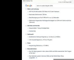 BMW M6 Gebrauchtwagen