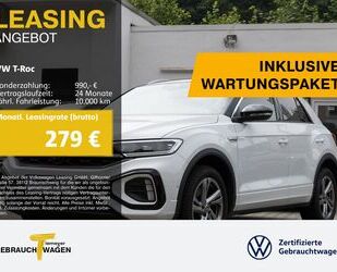 VW Volkswagen T-Roc 2.0 TDI DSG R-LINE LED+ AHK KAMER Gebrauchtwagen