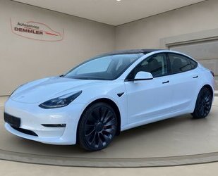 Tesla Model 3 Long Range Dual Performance, Glasdach Gebrauchtwagen