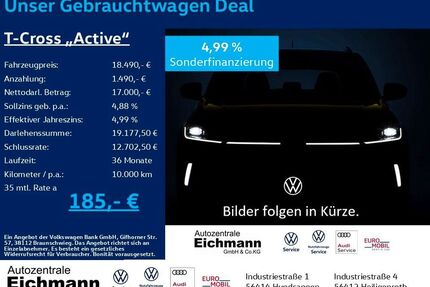 VW T-Cross Gebrauchtwagen