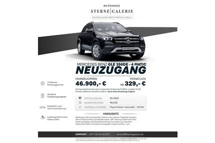 Mercedes-Benz GLE 350 Gebrauchtwagen