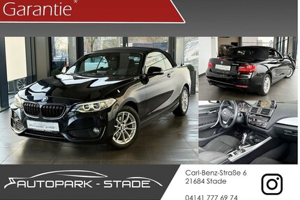 BMW 218d Cabrio Aut. Xenon Navi PDC Tempo Klimaauto Gebrauchtwagen