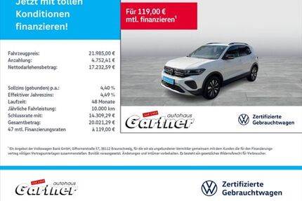 VW T-Cross Gebrauchtwagen