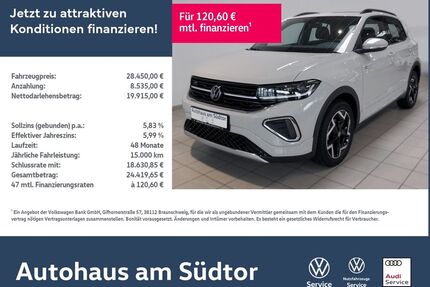 VW T-Cross Gebrauchtwagen