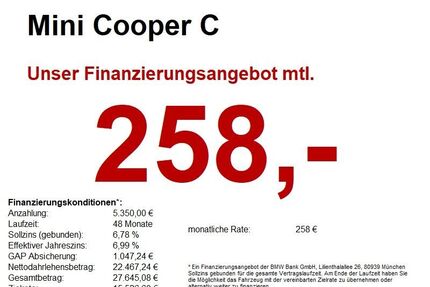 Mini Cooper C Gebrauchtwagen