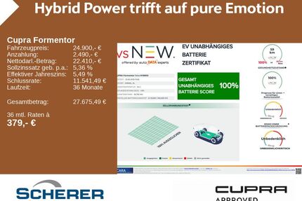 Cupra Formentor Gebrauchtwagen