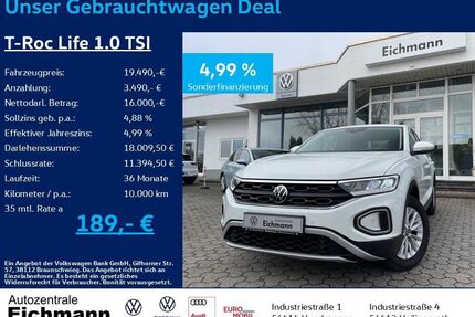VW T-Roc Gebrauchtwagen
