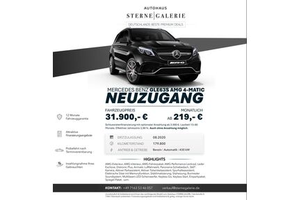 Mercedes-Benz GLE 63 AMG Gebrauchtwagen