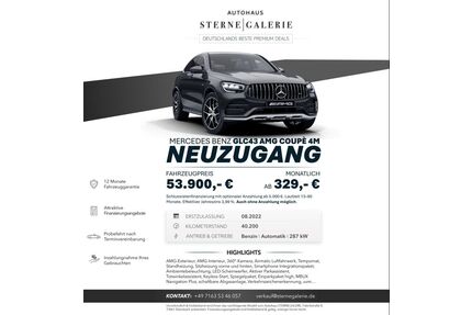 Mercedes-Benz GLC 43 AMG Gebrauchtwagen