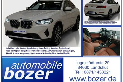 BMW X4 xDr 30d Leder Individual Merino NP:92.239 Gebrauchtwagen