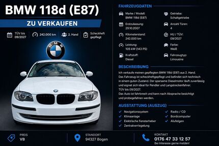 BMW 118 Gebrauchtwagen