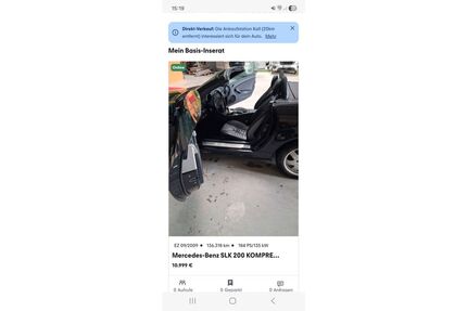 Mercedes-Benz SLK 200 Gebrauchtwagen