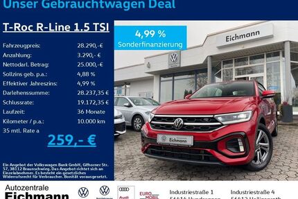 VW T-Roc Gebrauchtwagen