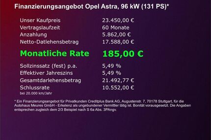 Opel Astra Gebrauchtwagen