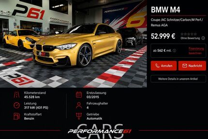 BMW M4 Gebrauchtwagen