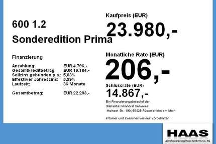 Fiat 600 Gebrauchtwagen