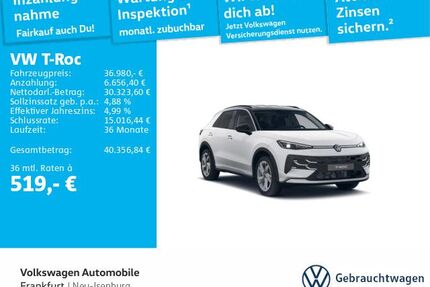 VW T-Roc Gebrauchtwagen