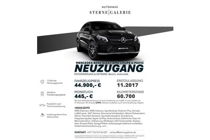Mercedes-Benz GLE 43 AMG Gebrauchtwagen