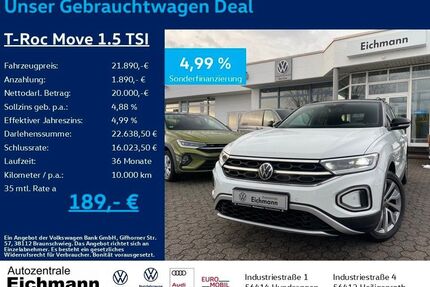 VW T-Roc Gebrauchtwagen