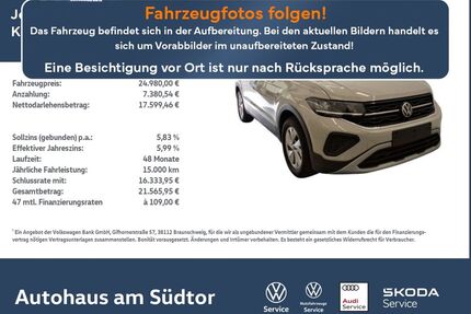 VW T-Cross Gebrauchtwagen