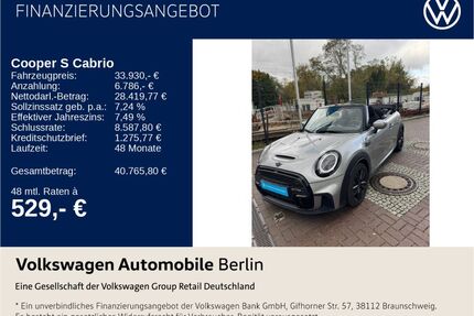 Mini Cooper S Cabrio Gebrauchtwagen