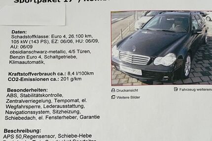 Mercedes-Benz C 180 Gebrauchtwagen