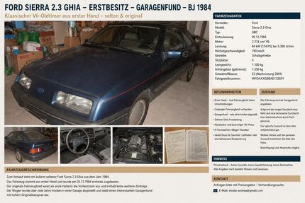 Ford Sierra Gebrauchtwagen