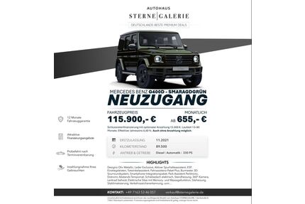 Mercedes-Benz G 400 Gebrauchtwagen
