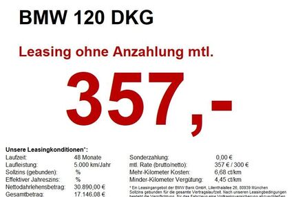 BMW 120 Gebrauchtwagen