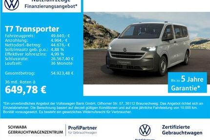 VW T7 Transporter Gebrauchtwagen