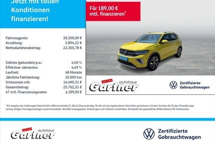 VW T-Cross Gebrauchtwagen