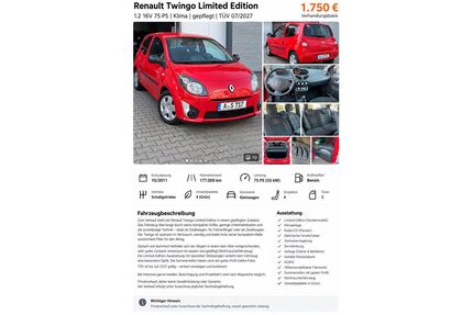 Renault Twingo Gebrauchtwagen