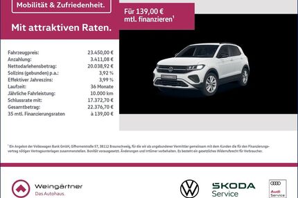 VW T-Cross Gebrauchtwagen