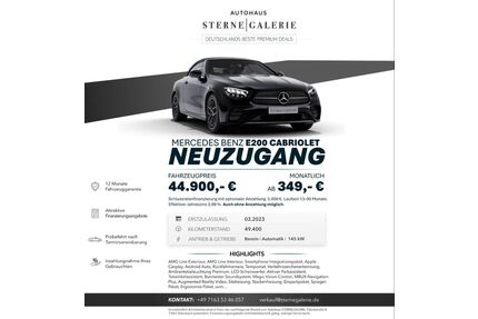 Mercedes-Benz E 200 Gebrauchtwagen