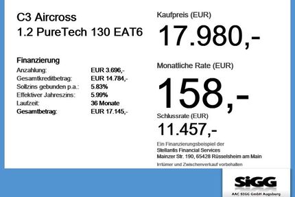 Citroen C3 Aircross Gebrauchtwagen