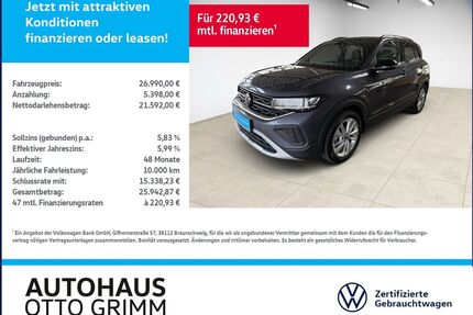 VW T-Cross Gebrauchtwagen