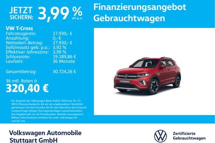 VW T-Cross Gebrauchtwagen