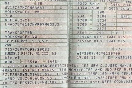 VW T5 andere Gebrauchtwagen