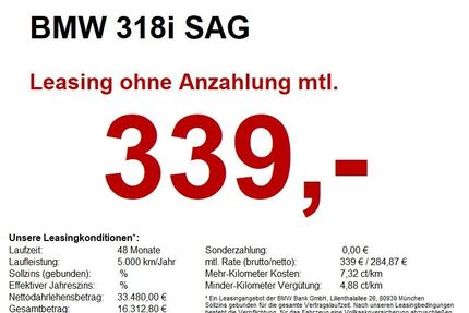 BMW 318 Gebrauchtwagen