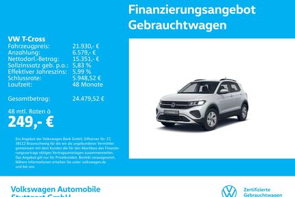 VW T-Cross Gebrauchtwagen