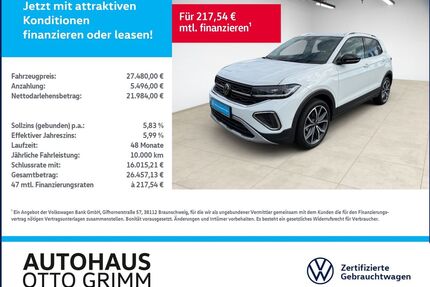 VW T-Cross Gebrauchtwagen
