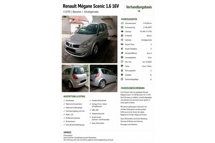 Renault Scenic Gebrauchtwagen
